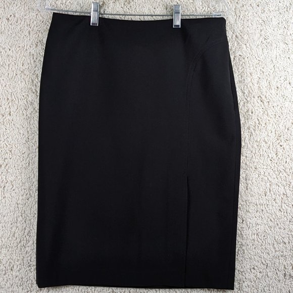 Express*Women's Stretch Fully Lined Size Zipper Front/Side Slit Pencil Skirt~5/6 - Picture 1 of 7